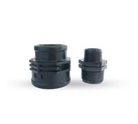 Connection kit for transition to 1 ¼" male thread