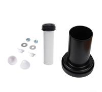 Connection Pipe Set fit for Geberit for DUOFIX Cistern WC Frame Inlet & Outlet Connector Kit Wall Hung Toilet Pan with Satin Chrome Cover Connection Pipe Set 152.426.46.1