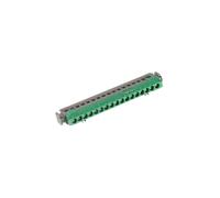 Connection strip 17-hole green IP2xZ17 004835 strips