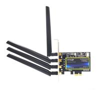 Connectivity Redefined Get a Fast Dual Band PCIe WiFi Adapter at Up to 1750Mbps Compatible with For Macs & PCs (3 antenna line)