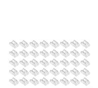 Connector 8mm 2 Pin for COB LED Strip with Configuration Supports L T X and Straight Installations No Soldering (40PCS)