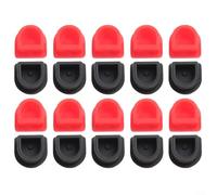Connector Accessories 20 Pcs 50A Red and Black Waterproof Cable Inserts Covers for Plug- Fixed Line Seals Cap for Caravans Solar Links