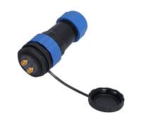 Connector Back Nut IP68 Aviation Power Socket, SP28 Plug and Socket, 380V 45A Heavy Duty Power Connector with 28mm Head Size for Cable Wire, Industrial (2 Core)