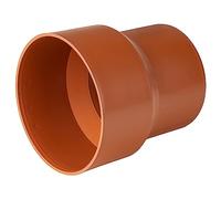 Connector Cast Iron Pipe to Plastic Pipe 110mm Drainage Sewage Downpipe Adaptor Orange