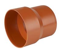 Connector Cast Iron Pipe to Plastic Pipe 160mm Drainage Sewage Downpipe Adaptor Orange