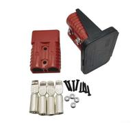 Connector Flush Mount Bracket 175A for Compatible, Panel Cover with Mounting Hardware, Silver-Plated Contacts, 0-4AWG Wire, Industrial Grade(RED)