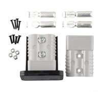 Connector Flush Mount Bracket 175A for Compatible, Panel Cover with Mounting Hardware, Silver-Plated Contacts, 0-4AWG Wire, Industrial Grade(Gray)