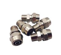 Connector for Hose OD Pc 4 6 8 10 12 16mm Thread-m5 M6 1/8 3/8 1/2" 1/4"BSP Air Pneumatic Pipe Fittings(KPC8-03,1PCS)