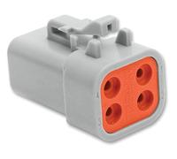 Connector HOUSING, Plug, 4 Way, Plastic, Automotive Connector Housings, Qty.1 | ATP06-4S