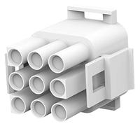 Connector HOUSING, Plug, 9POS, 6.35MM, Plug & Socket Connector Housings, Qty.10 | 1-1863003-2