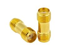 Connector SMA To Female RF Coax Adapter Rp-sma Pure Copper Gold Plated For Wifi Antenna Radio Ham Or Handheld(Type 1,5PCS)