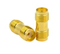 Connector SMA To Female RF Coax Adapter Rp-sma Pure Copper Gold Plated For Wifi Antenna Radio Ham Or Handheld(Type 3,10PCS)