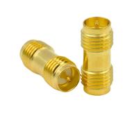 Connector SMA To Female RF Coax Adapter Rp-sma Pure Copper Gold Plated For Wifi Antenna Radio Ham Or Handheld(Type 2,3PCS)