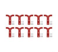 Connector T Bar Handle, 10pcs 120A for Style, Forklift Battery Charging, Sturdy Reliable Grip, Red and Grey(Red)