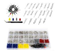 Connector Terminal Pin Kit 799 PCS with Various Sizes and Waterproof Connectors for Secure Electrical Connections in Cars, For Motorcycles, Boats, and Scooters