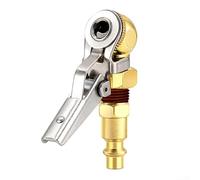 Connector with Locking Mechanism and 1/4 inch FNPT Thread for Secure Tire Inflation on Commercial and Passenger Vehicles (1PCS)