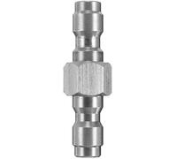 Connectors, Air Connections,1Double Male Quick-Disconnect Coupling Adaptor,Universal Double Male Fill Nipple for PCP Foster Paintball Airsoft Air Gun Tool
