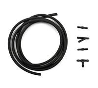 Connectors Hose Washer Nozzles Jet Pumps 2M Black Nozzle Pump Washer Windshield With Connector