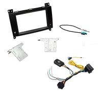 Connects2 CTKMB17 - Mercedes Vito W447 2015 Onwards Black Double DIN Fascia & Steering Wheel Control Interface Kit