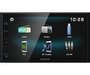 Connects2 Kenwood DMX125DAB 17.3 cm WVGA Digital Media Receiver with DAB+, Bluetooth and Android USB Mirroring