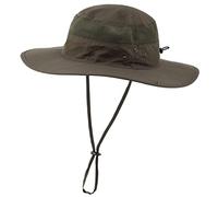 Connectyle Outdoor Mesh Sun Hat Wide Brim UV Sun Protection Hat Fishing Hiking Hat, Army Green, Large-X-Large