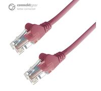 Connekt Gear 2m RJ45 CAT5e UTP Stranded Flush Moulded Network Cable - 24AWG - Pink