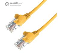 Connekt Gear 2m RJ45 CAT5e UTP Stranded Flush Moulded Network Cable - 24AWG - Yellow