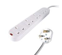 Connekt Gear UK 4-Gang Mains Power Surge Protected - 27-4050S