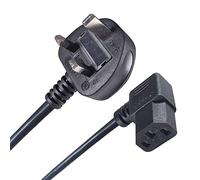 Connekt Gear IEC C13 90 Degree to UK Plug Kettle Lead - 5 Meter