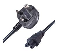 Connekt Gear 5m UK Mains Power Cable UK Plug to C5 (Cloverleaf) Socket