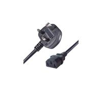 CONNEkT Gear by DP Building Power Cord 1.8m IEC 60320 C13 / UK Plug 13 A Black