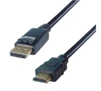 connektgear 1m DisplayPort to HDMI Connector Cable - Male to Male Gold Connectors