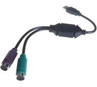Connekt Gear Dual PS/2 to USB Type A Male Adapter 4A50042