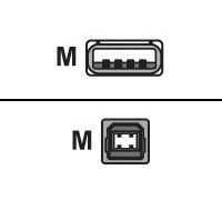 Connekt Gear USB Type A to Type B Cable 5m