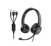 Connekt Gear Wired Headset with Boom Microphone USB-A/C 3.5mm Jack
