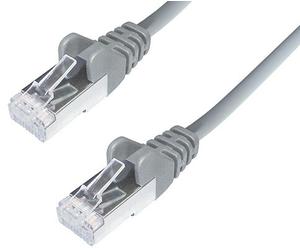 connektgear 10m RJ45 CAT6A SSTP Stranded Flush Moulded LS0H Network Cable - 26AWG - Grey