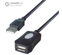 connektgear 10m USB 2 Active Extension Cable Type A Male to Type A Female