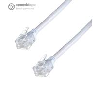 connektgear 15m ADSL Broadband High Speed Modem Cable RJ11 Male to RJ1