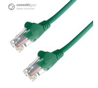 Connekt Gear 15m RJ45 CAT5e UTP Stranded Flush Moulded Network Cable - 24AWG - Green