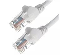 connektgear 20m RJ45 CAT5e UTP Stranded Flush Moulded Network Cable - 24AWG - White 20 m Cat5e U/UTP (UTP) RJ-45 RJ-45 White