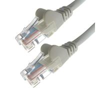 connektgear 25m RJ45 CAT5e UTP Stranded Flush Moulded Network Cable - 24AWG - Grey 25 m Cat5e U/UTP (UTP) RJ-45 RJ-45 Grey