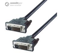 connektgear 2m DVI-D Monitor Connector Cable - Male to Male - 24+1 Dua