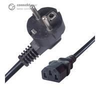 connektgear 2m European Mains Power Cable Schuko Plug to C13 Socket