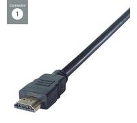 connektgear 2m HDMI to HDMI Mini Connector Cable - Male to Male Gold Connectors