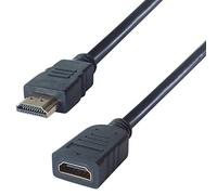 connektgear 2m HDMI V2.0 4K UHD Extension Cable - Male to Female Gold Connectors