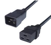 connektgear 27-00912m Mains Extension Heavy Duty Power Cable C20 Plug to C19 Socket