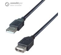 connektgear 2m USB 2 Extension Cable A Male to A Female - High Speed