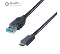 connektgear 2m USB 3.0 Charge and Sync Cable A Male to Type C Male - SuperSpeed 5Gbps