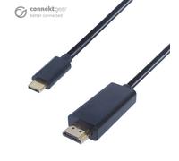 connektgear 2m USB 3.1 Connector Cable Type C male to HDMI male