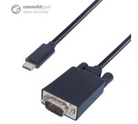 connektgear 2m USB 3.1 Connector Cable Type C male to VGA male